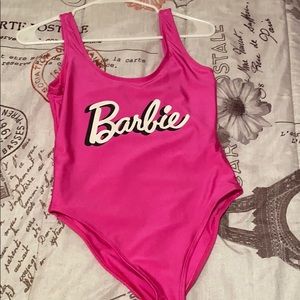 Hot pink Barbie bodysuit